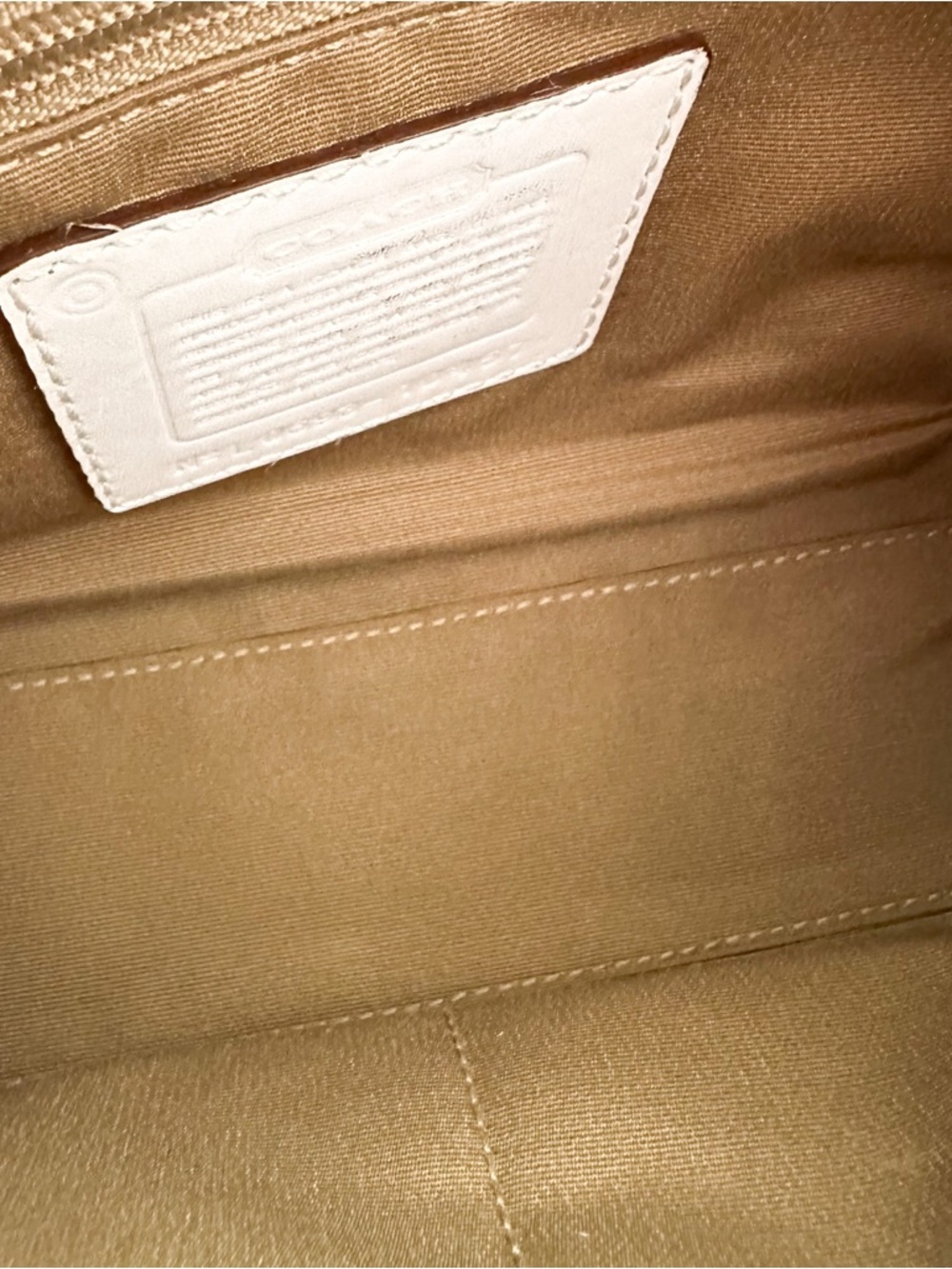 Coach Scribble Patchwork Multicolor Canvas Leather Baguette Shoulder Bag Y2K - Picture 15 of 16